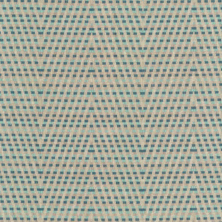 Hot To Trot Aqua by Kasmir Fabric 5115 78% Polyester 22% Cotton INDIA 25,000 Wyzenbeek Double Rubs H: 6 7/8 inches, V:14 6/8 inches 54 - 56 - Fabric Carolina - Kasmir