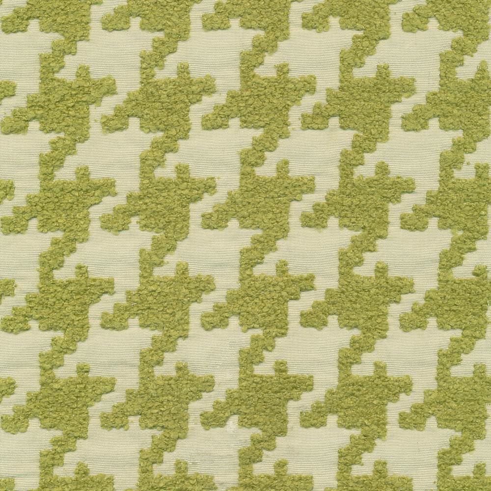 Hound Around Moss by Kasmir Fabric 1388 100% Polyester CHINA 15,000 Wyzenbeek Double Rubs Horizontal: 1 2/8 inches and Vertical: 1 2/8 inches 56 - 58 - Fabric Carolina -
