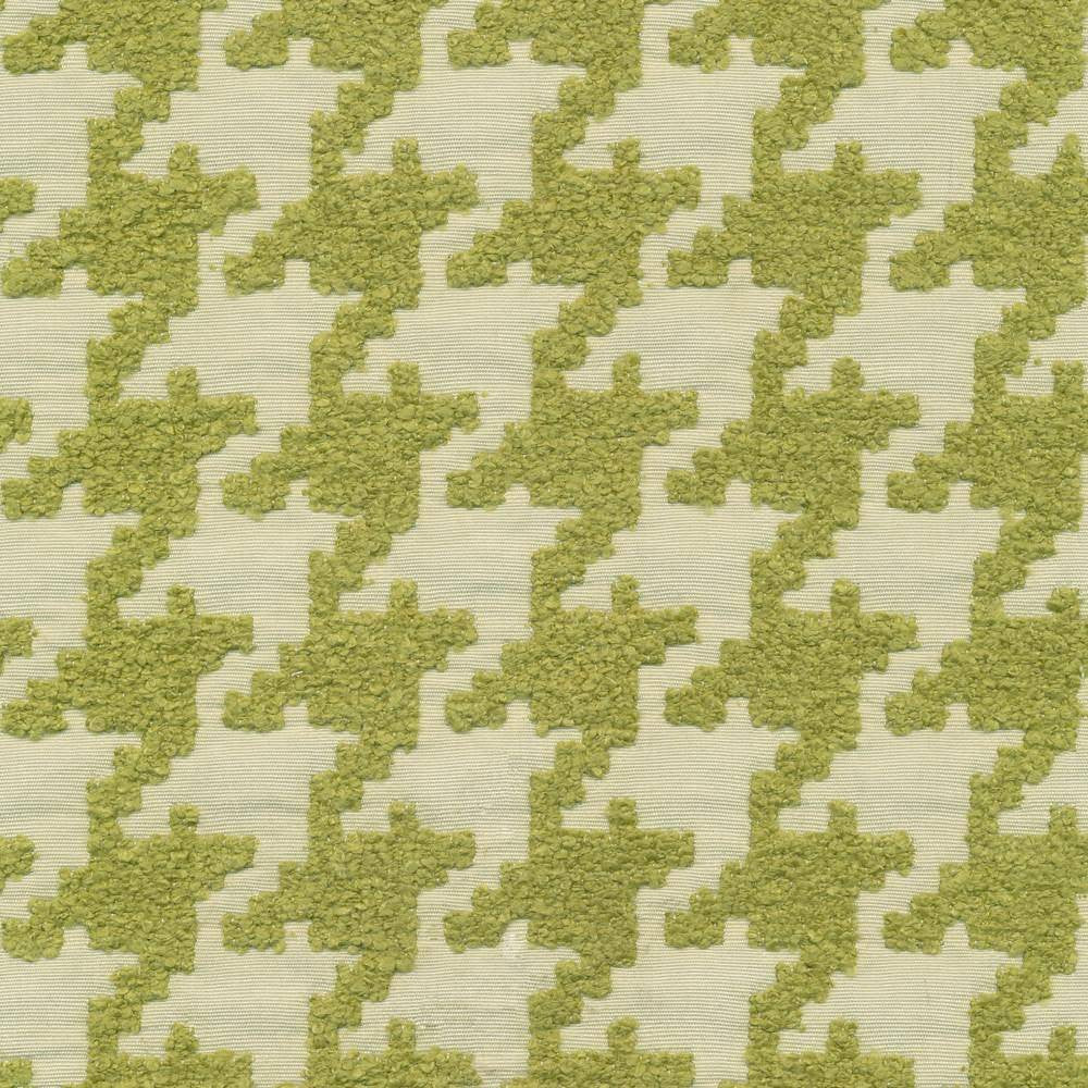 Hound Around Moss by Kasmir Fabric 1388 100% Polyester CHINA 15,000 Wyzenbeek Double Rubs H: 1 2/8 inches, V:1 2/8 inches 56 - 58 - Fabric Carolina - Kasmir