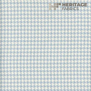 Houndstooth Mist by Roth & Tompkins Fabric