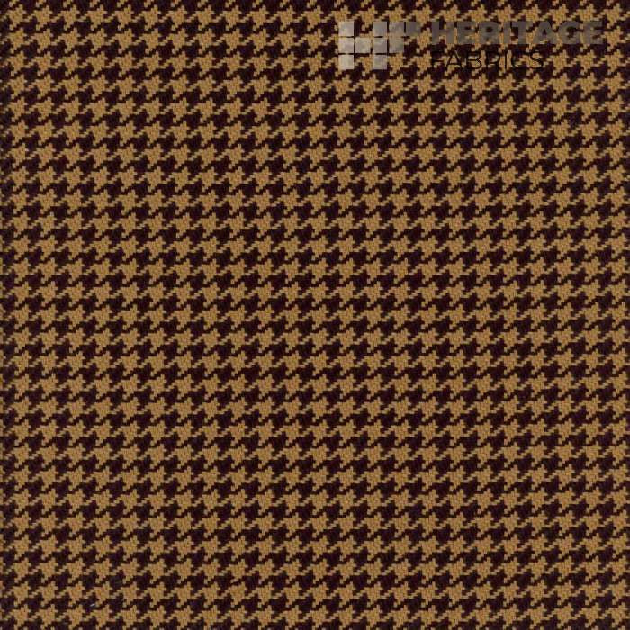 Houndstooth Black by Heritage Designer Fabric - 100% Cotton India 20,000 Horizontal: 0.375" and Vertical: 0.375" 54" - Swanky Fabrics -