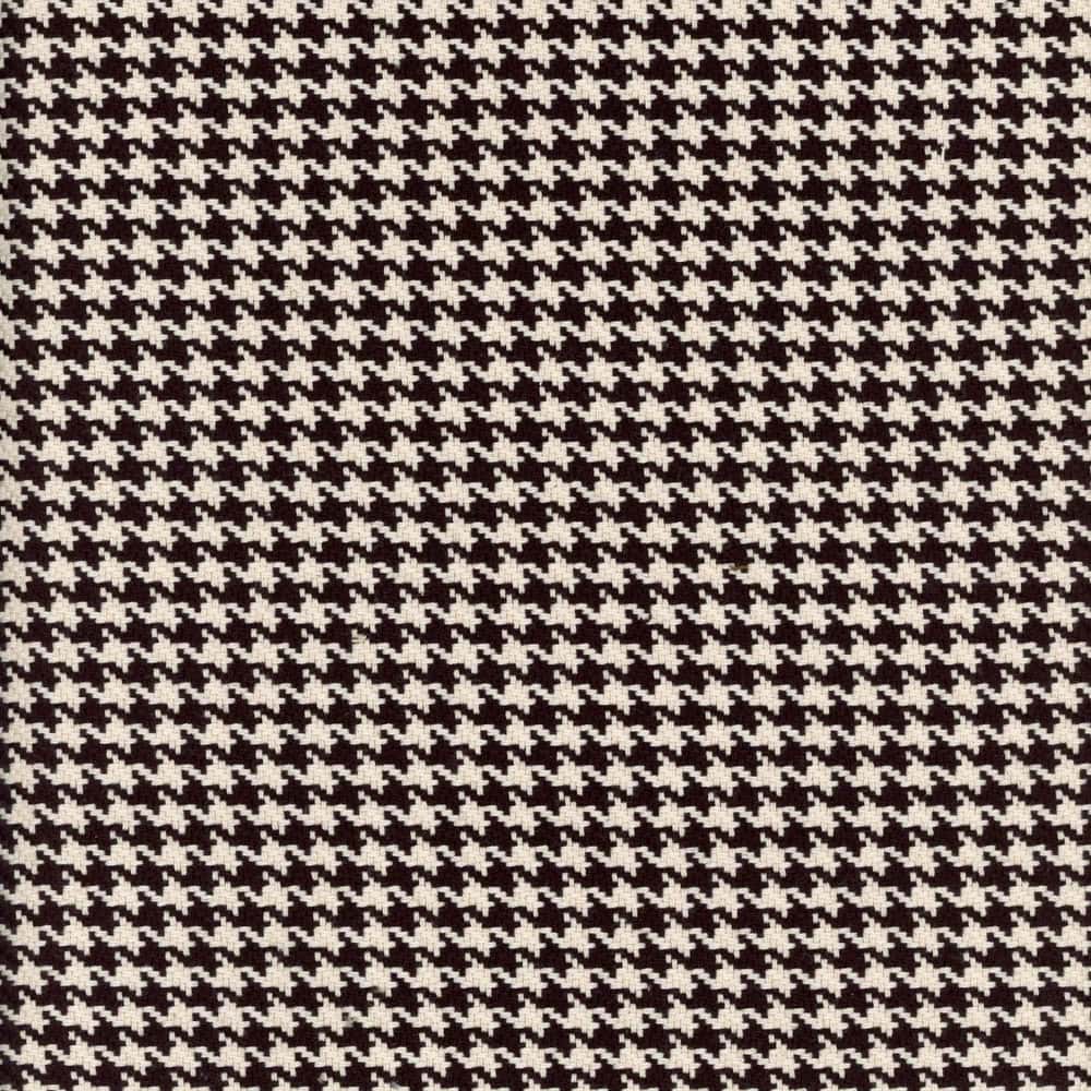 Houndstooth Black /antique White By Roth & Tompkins Fabric