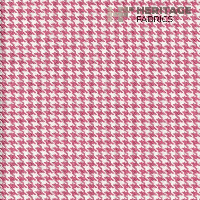 Houndstooth Blossom by Heritage Fabric - 100% Cotton India 20,000 Horizontal: 0.375" and Vertical: 0.375" 54" - Fabric Carolina -