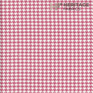 Houndstooth Blossom by Roth & Tompkins Fabric