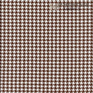 Houndstooth Chocolate By Roth & Tompkins Fabric
