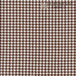 Houndstooth Chocolate by Roth & Tompkins Fabric