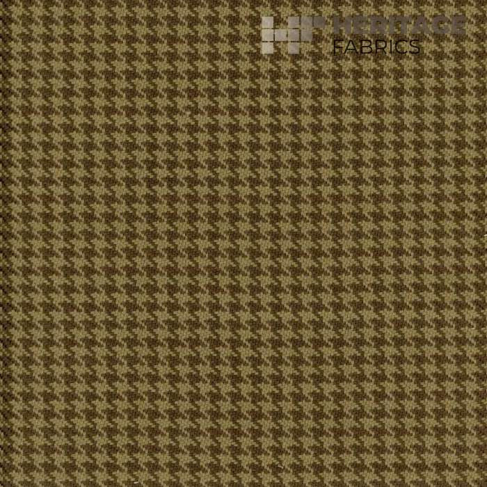 Houndstooth Drill by Heritage Designer Fabric - 100% Cotton India 20,000 Horizontal: 0.375" and Vertical: 0.375" 54" - Swanky Fabrics -