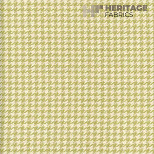 Houndstooth Honeydew by Roth & Tompkins Fabric