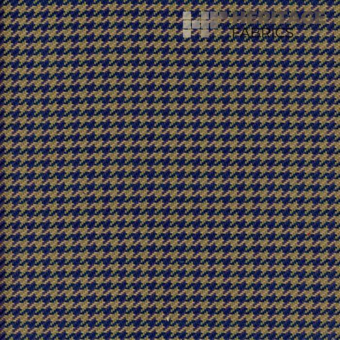 Houndstooth Midnight by Heritage Fabric - 100% Cotton India 20,000 Horizontal: 0.375" and Vertical: 0.375" 54" - Fabric Carolina -