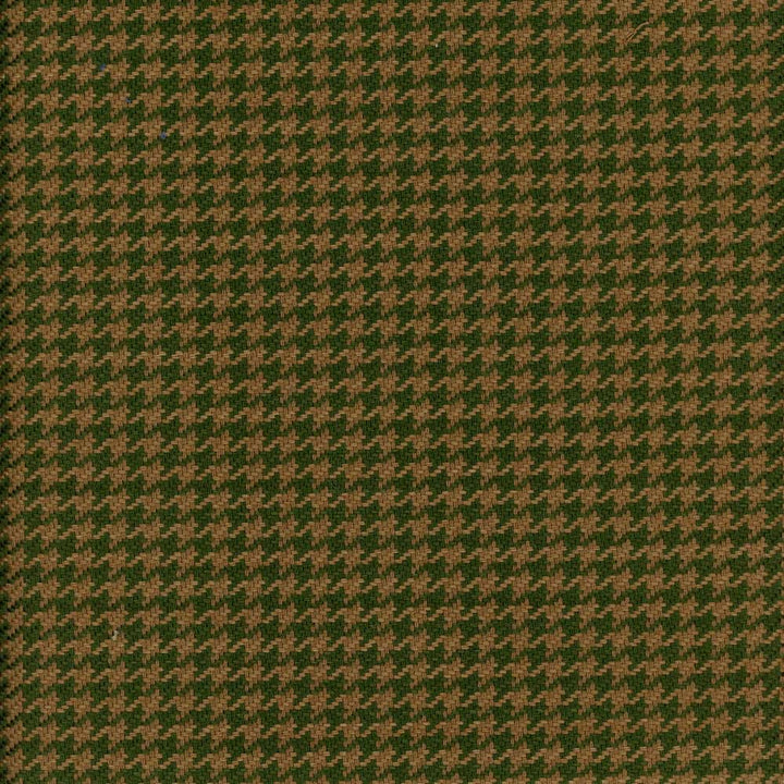 Houndstooth Olive By Roth & Tompkins Fabric