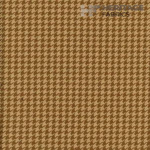 Houndstooth Straw by Roth & Tompkins Fabric