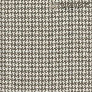 Houndstooth Truffle By Roth & Tompkins Fabric