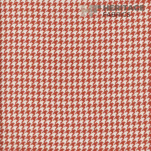 Houndstooth Paprika by Roth & Tompkins Fabric