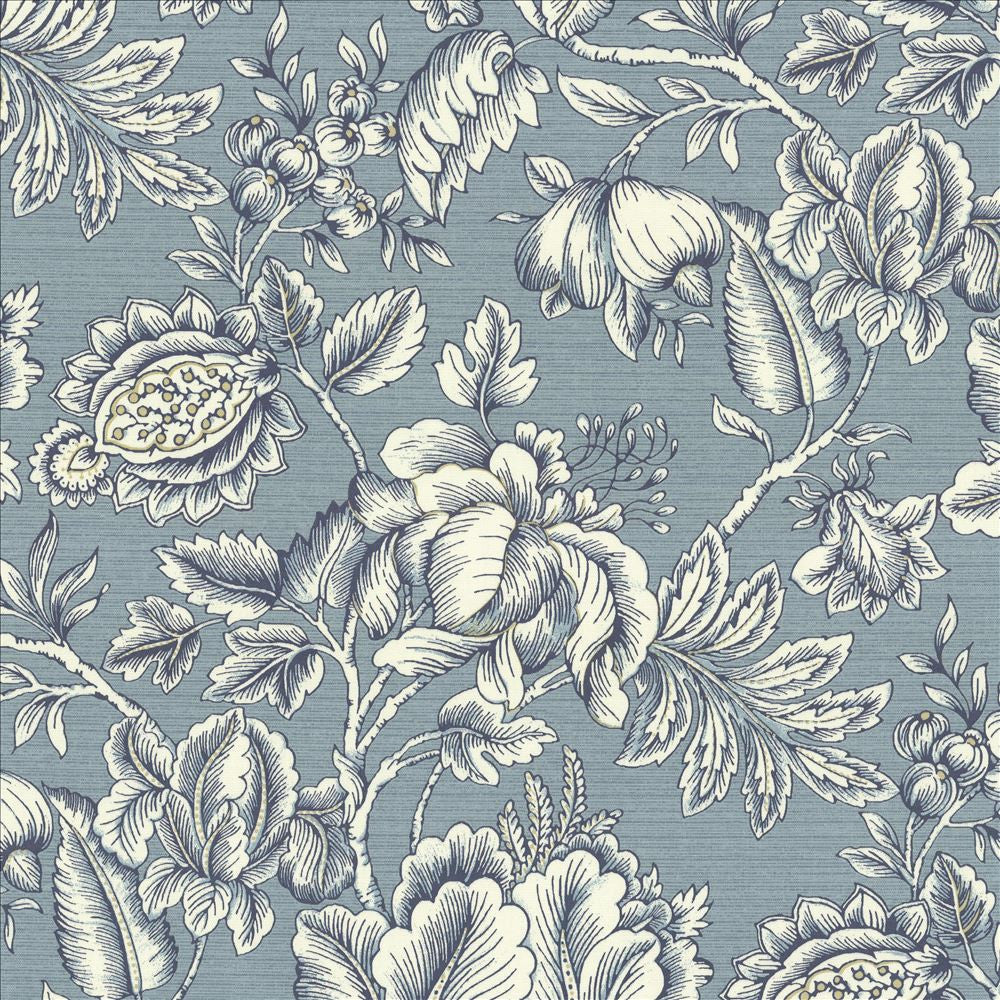 Howell Park Aqua by Kasmir Fabric 5081 100% Cotton
 TURKMENISTAN </p><p>Repeat: Horizontal: 27 inches and Vertical: 25 2/8 inches 54 - 55 - Fabric Carolina -