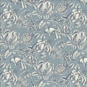 Howell Park Aqua by Kasmir Fabric 5081 100% Cotton TURKMENISTAN 15,000 Wyzenbeek Double Rubs H: 27 inches, V: 25 2/8 inches 54 - 55 - Fabric Carolina - Kasmir