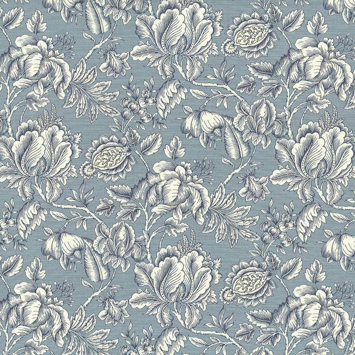 Howell Park Aqua by Kasmir Fabric 5081 100% Cotton TURKMENISTAN 15,000 Wyzenbeek Double Rubs H: 27 inches, V:25 2/8 inches 54 - 55 - Fabric Carolina - Kasmir