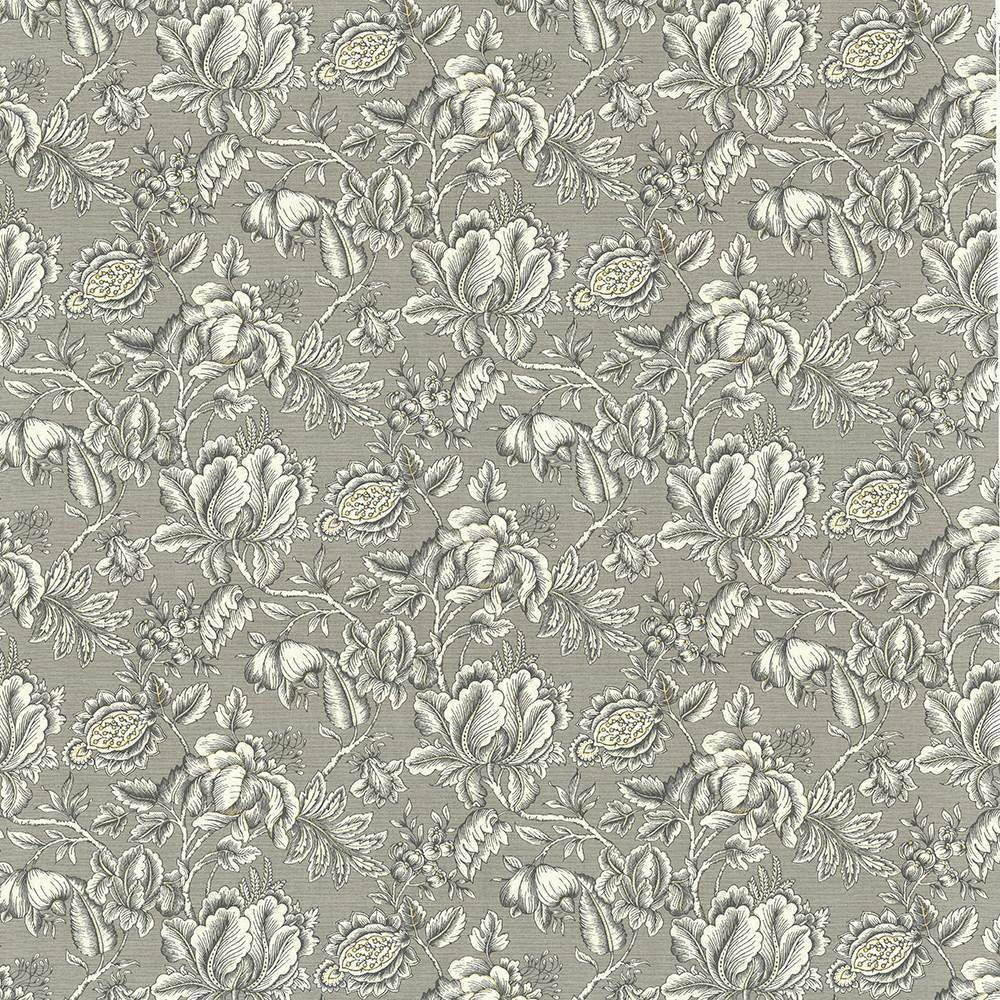 Howell Park Graphite by Kasmir Fabric 5078 100% Cotton TURKMENISTAN 15,000 Wyzenbeek Double Rubs H: 27 inches, V:25 2/8 inches 54 - 55 - Fabric Carolina - Kasmir