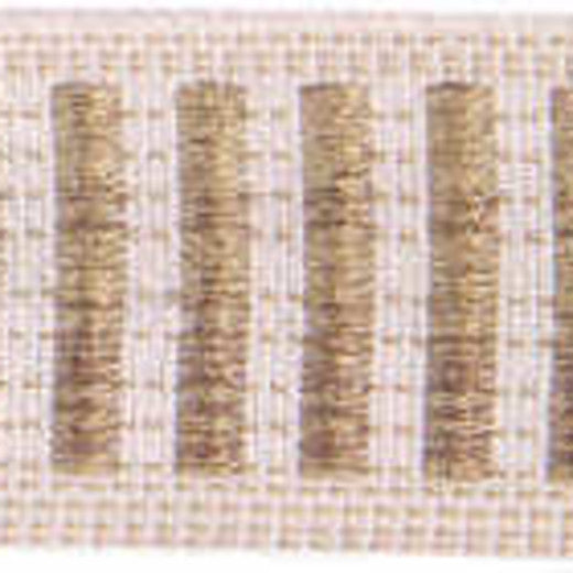 Jacquard Tape HT-1693 Col. Linen by Europatex Fabric Jacquard Tapes 100% Polyester China See Sample Horizontal: N/A and Vertical: N/A 1.50 inches  - Fabric Carolina -