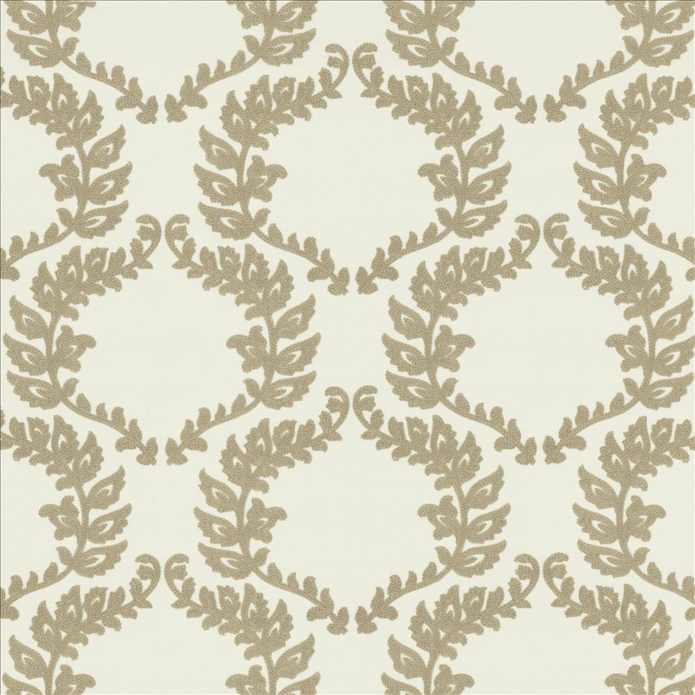 Hummingbird Vine Silver by Kasmir Fabric 5141 53% Cotton
47% Polyester
 INDIA 50,000 Wyzenbeek Double Rubs Horizontal: 10 7/8 inches and Vertical: 9 3/8 inches 56 - Fabric Carolina -