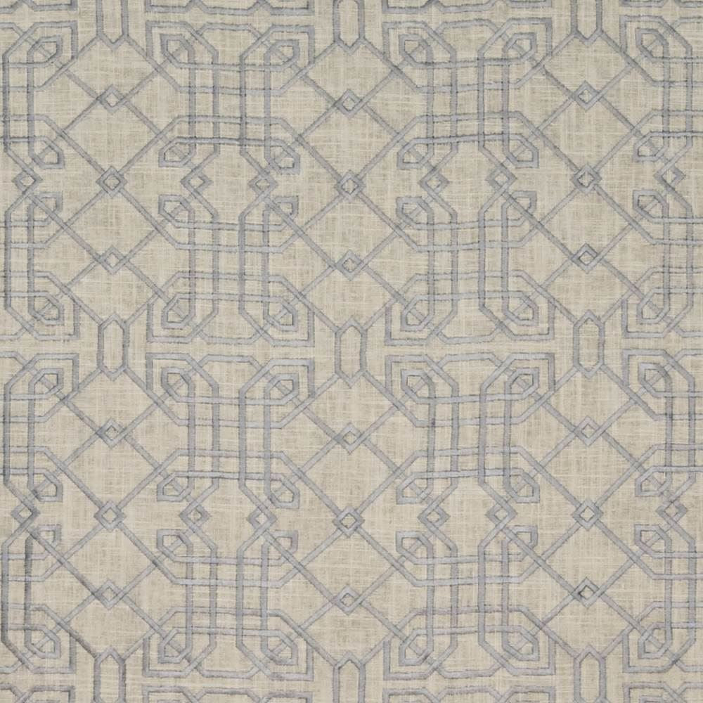Hunan Linen Platinum  by Kasmir Fabric See sample 62% Rayon
38% Linen
 CHINA 6,000 Wyzenbeek Double Rubs </p><p>Repeat: Horizontal: 8 4/8 inches and Vertical: 11 4/8 inches 54  - Fabric Carolina -