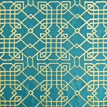 Hunan Silk Turquoise by Kasmir Fabric 1406 42% Rayon 31% Nylon 27% Polyester CHINA 12,000 Wyzenbeek Double Rubs H: 8 4/8 inches, V: 11 4/8 inches 54 - Fabric Carolina - Kasmir