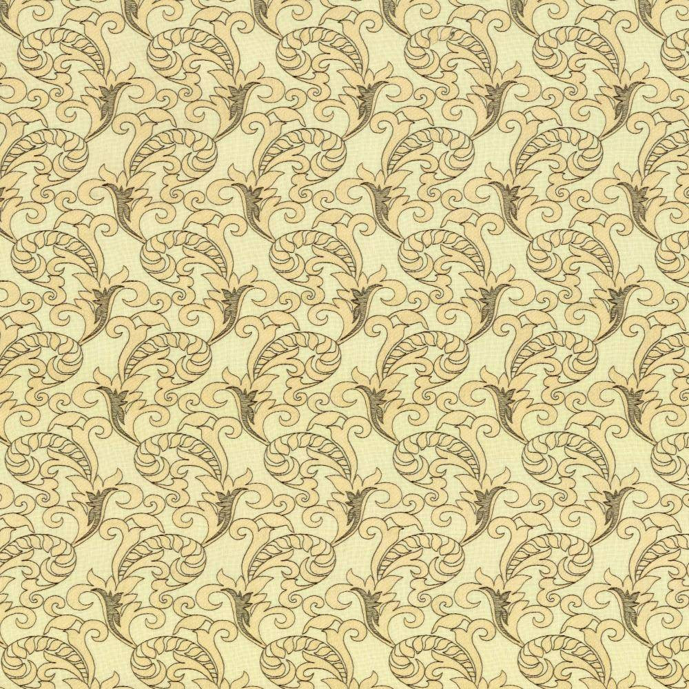 Huntshire Cream by Kasmir Fabric 1443 80% Polyester
20% Viscose
Embroidery
100% Polyester
 INDIA </p><p>Repeat: Horizontal: 5 4/8 inches and Vertical: 9 4/8 inches 55 - Fabric Carolina -