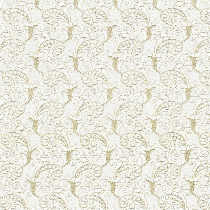 Huntshire Off White by Kasmir Fabric 1443 80% Polyester
20% Viscose
Embroidery
100% Polyester
 INDIA </p><p>Repeat: Horizontal: 5 4/8 inches and Vertical: 9 4/8 inches 55 - Fabric Carolina -