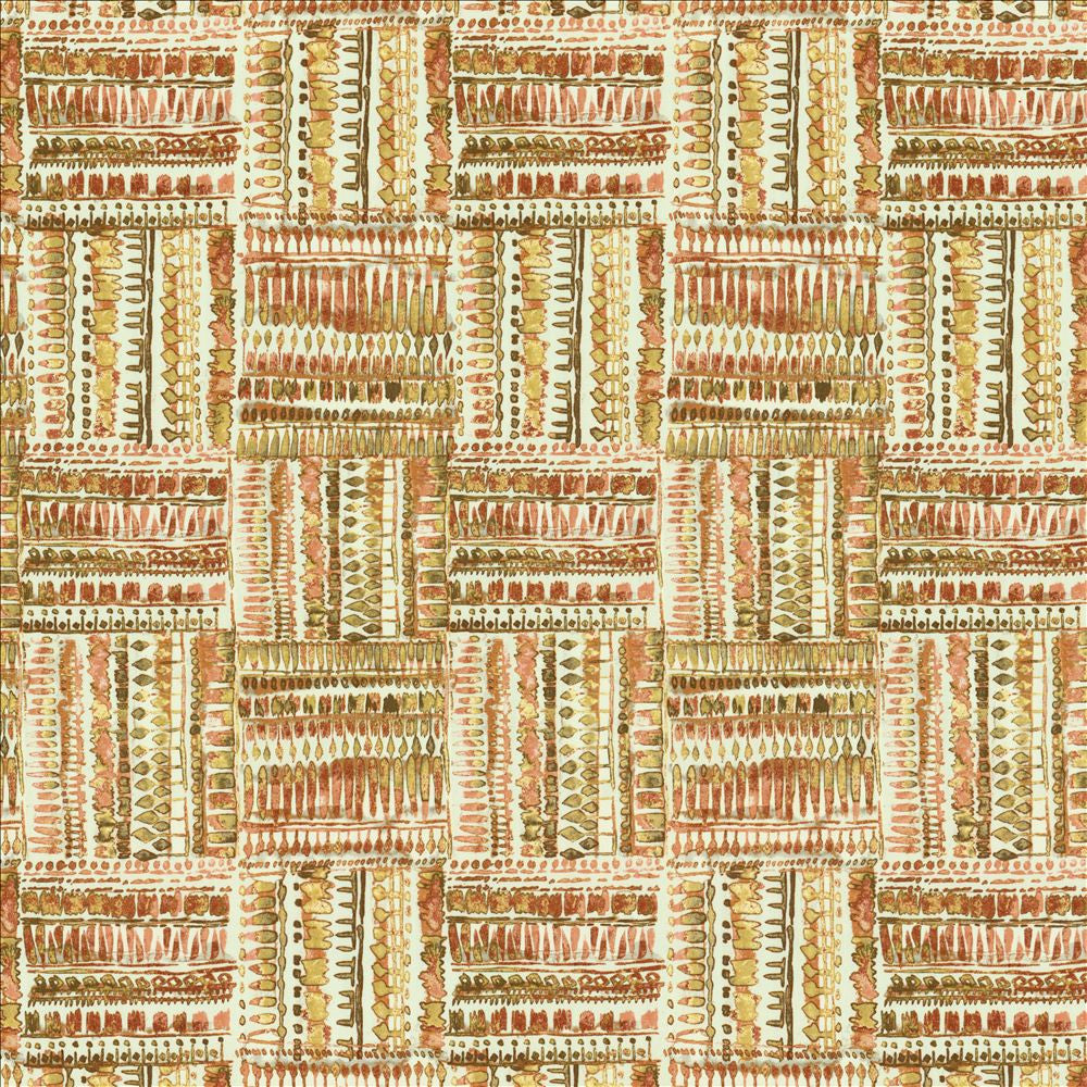 Huron Peachspice by Kasmir Fabric 5155 100% Cotton
 TURKMENISTAN </p><p>Repeat: Horizontal: 13 4/8 inches and Vertical: 27 inches 54 - Fabric Carolina -