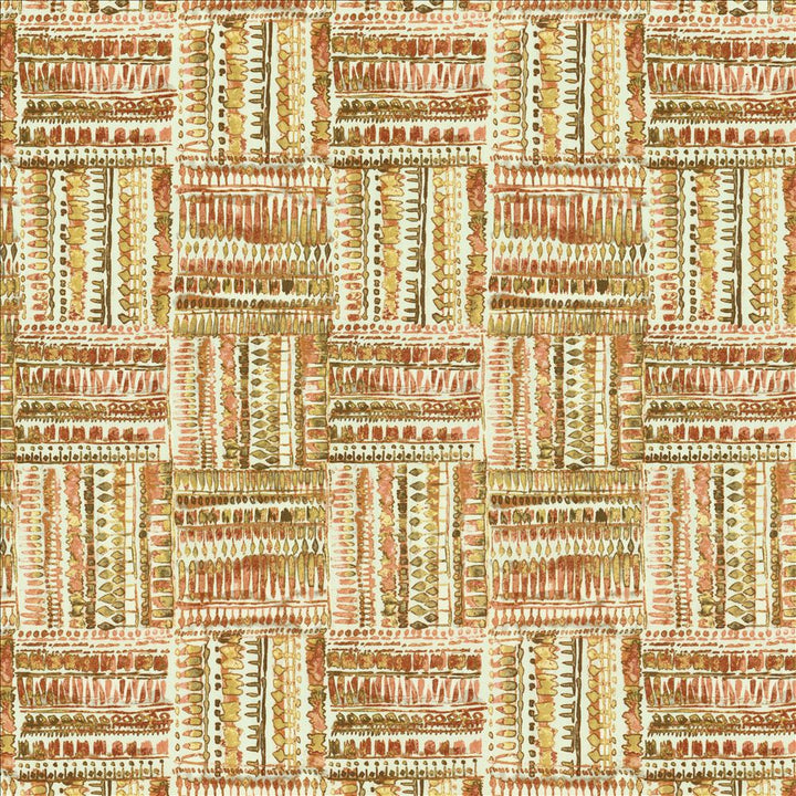 Huron Peachspice by Kasmir Fabric 5155 100% Cotton
 TURKMENISTAN </p><p>Repeat: Horizontal: 13 4/8 inches and Vertical: 27 inches 54 - Fabric Carolina -