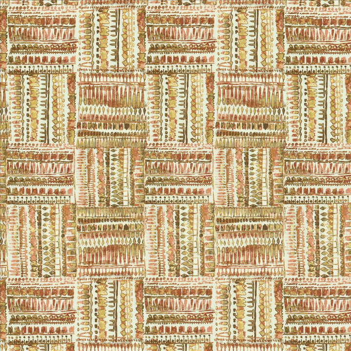 Huron Peachspice by Kasmir Fabric 5155 100% Cotton TURKMENISTAN 6,000 Wyzenbeek Double Rubs Horizontal: 13 4/8 inches and Vertical: 27 inches 54 - Fabric Carolina -