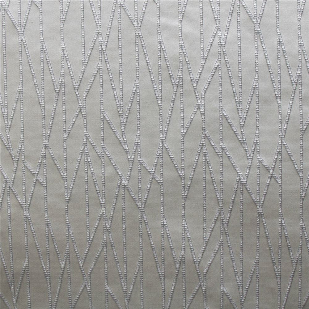 Ibiza Platinum  by Kasmir Fabric 1478 65% Polyester 34% Cotton 1% Lycra  INDIA  </p><p>Repeat: Horizontal: 9 6/8 inches and Vertical: 6 7/8 inches 55  - Fabric Carolina -