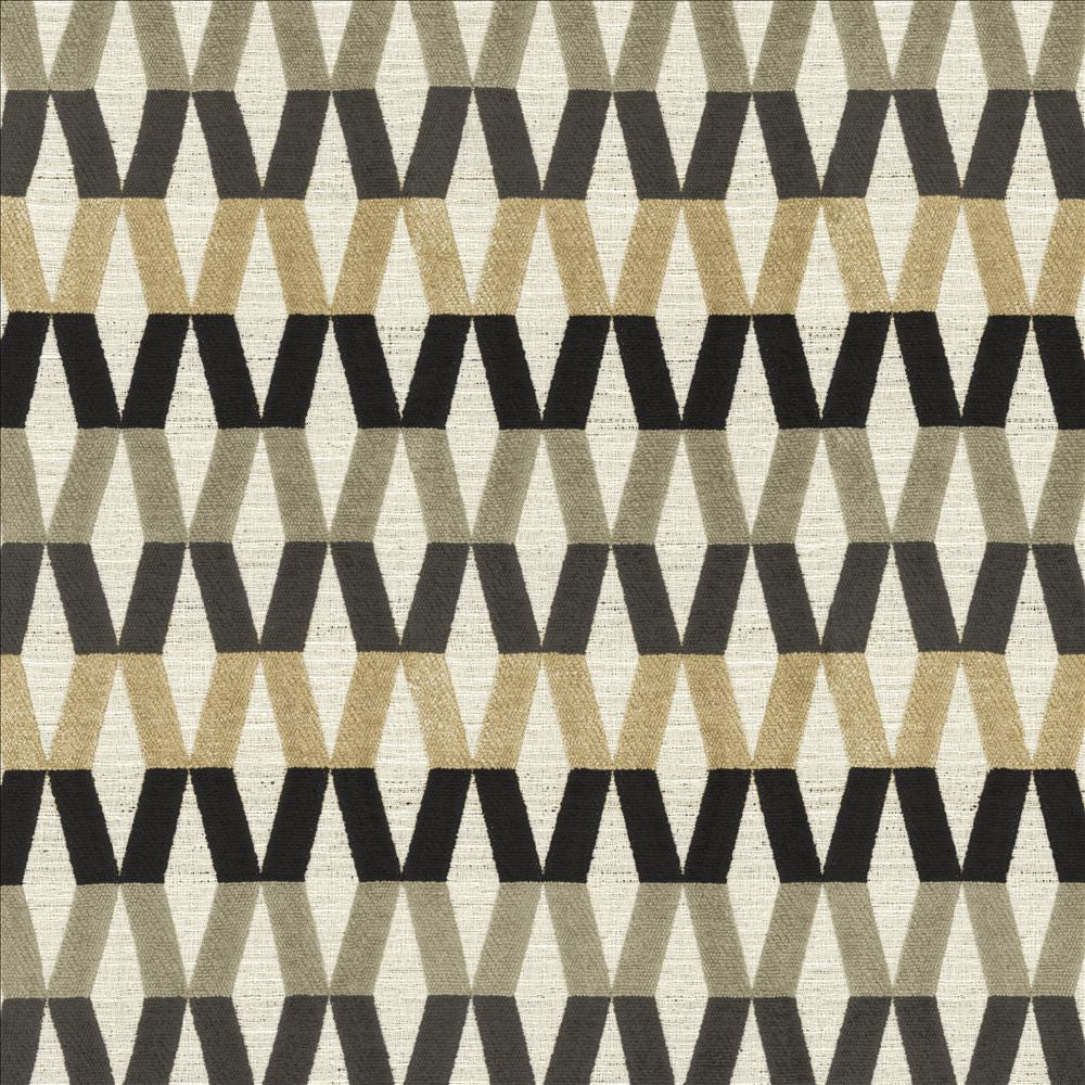 Ideal Diamond Onyx by Kasmir Fabric 1471 62% Polyester
37% Acrylic
1% Linen
 TURKEY 50,000 Martindale Cycles </p><p>Repeat: Horizontal: 2 3/8 inches and Vertical: 7 inches 54 - Fabric Carolina -