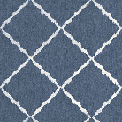 Ikat Strie Indigo by Kravet Basics Fabric