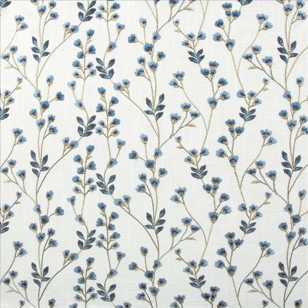 Illustrious Bluebell by Kasmir Fabric 1470 73% Cotton
27% Polyester
 INDIA </p><p>Repeat: Horizontal: 13 4/8 inches and Vertical: 6 2/8 inches 54 - Fabric Carolina -