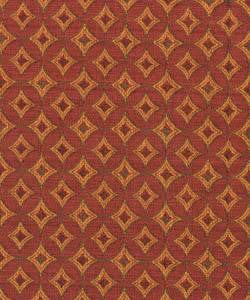 Melinda Cinnabar M8179 by Barrow Fabric 2813 53% POLYESTER (F)
47% RAYON (S) CHINA 27,000 DOUBLE RUBS </p><p>Repeat: Horizontal: 2-1/4" and Vertical: 2-1/4" 54" Minimum - Fabric Carolina -