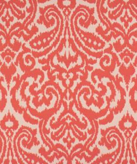 Rainsford Coral M9792 by Barrow Designer Fabric 15CL03 75% COTTON 25% POLYESTER CHINA 50,000 DOUBLE RUBS </p><p>Repeat: Horizontal: 15 " and Vertical: 30" 54" Minimum - Swanky Fabrics -