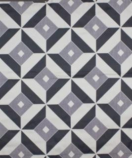 Miter Graphite M9389 by Barrow Industries Designer Fabric Casual Living/13CL07 61% RAYON (S)
39% POLYESTER (F) Asia 12,000 DOUBLE RUBS Horizontal: 13 1/2 " and Vertical: 6.75 " 56" - Swanky Fabrics -