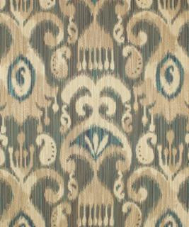 Ornament Azure M9412 by Barrow Fabric 13CL05 71% RAYON (S)
29% POLYESTER (F) CHINA 9,000 DOUBLE RUBS </p><p>Repeat: Horizontal: 13-1/2" and Vertical: 13-1/8" 54" Minimum - Fabric Carolina -