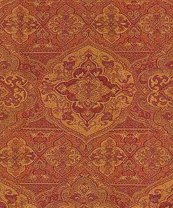 Galeano Tomato M7508 by Barrow Fabric 2769 47% RAYON (S)
16% RAYON (F)
37% POLYESTER (F) CHINA 24,000 DOUBLE RUBS </p><p>Repeat: Horizontal: 13-1/2" and Vertical: 13-1/2" 54" Minimum - Fabric Carolina -