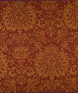 Ives Pomegranate M7666 by Barrow Industries Designer Fabric Traditional/2713 68% RAYON (S)
32% POLYESTER (F) Asia 24,000 DOUBLE RUBS Horizontal: 13-1/2" and Vertical: 20-1/2" 56" - Swanky Fabrics -
