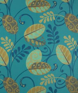 Cultivate Teal M9378 by Barrow Designer Fabric 13CL05 70% RAYON (S) 30% POLYESTER (F) CHINA 21,000 DOUBLE RUBS </p><p>Repeat: Horizontal: 13-1/2" and Vertical: 13-7/8" 54" Minimum - Swanky Fabrics -