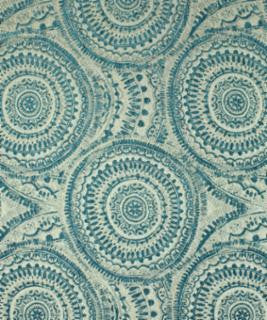Petroglyph Teal M9549 by Barrow Industries Designer Fabric Casual Living/14CL03 100% POLYESTER Asia 9,000 DOUBLE RUBS Horizontal: 13 1/2" and Vertical: 14" 58" - Swanky Fabrics -