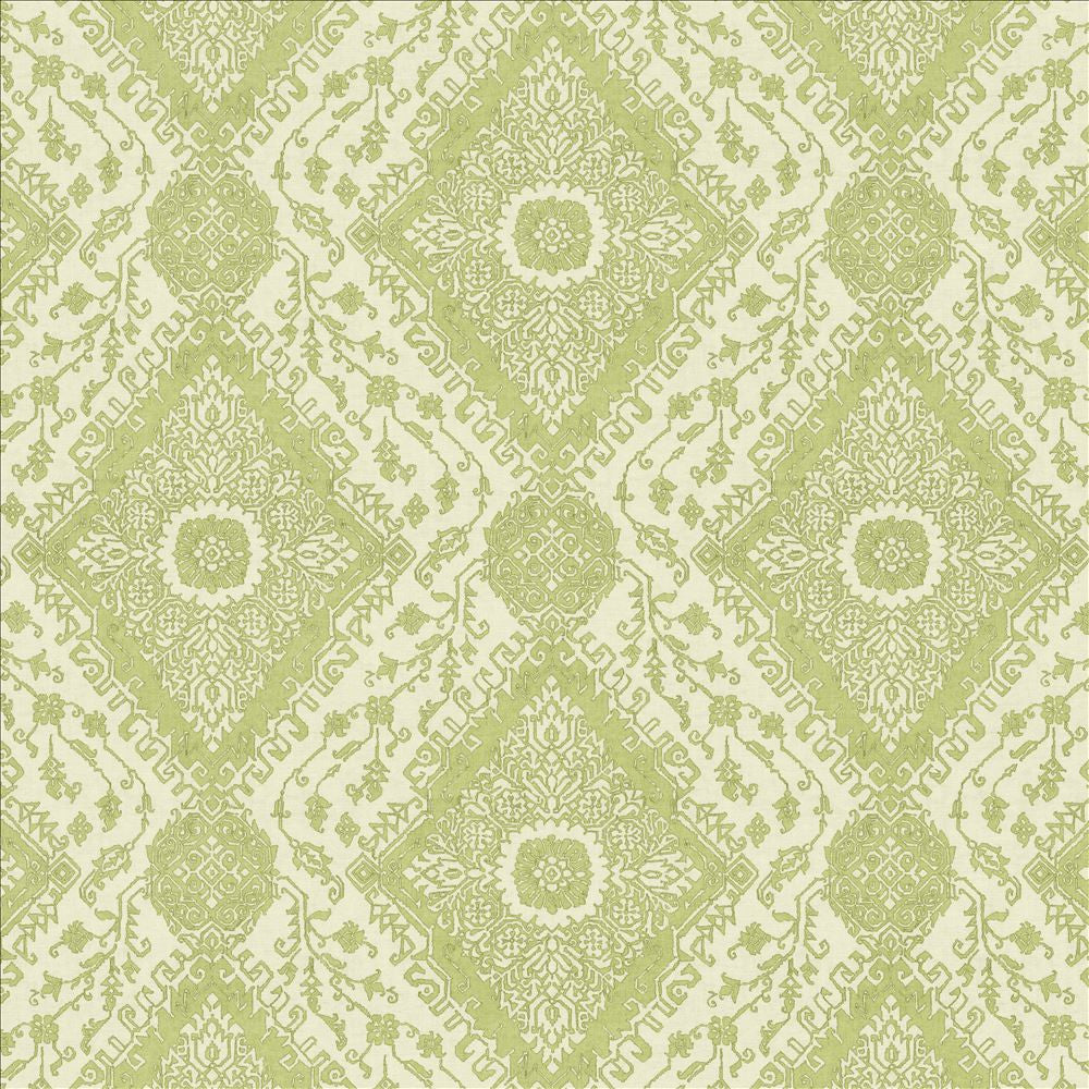 Imani Moss by Kasmir Fabric 5154 100% Cotton SPAIN 30,000 Wyzenbeek Double Rubs Horizontal: 27 inches and Vertical: 27 inches 54 - Fabric Carolina -