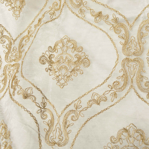 Dora - Gold by Europatex Fabric Majestic 100% Polyester China See Sample Horizontal: N/A and Vertical: N/A 110.00 inches  - Fabric Carolina -
