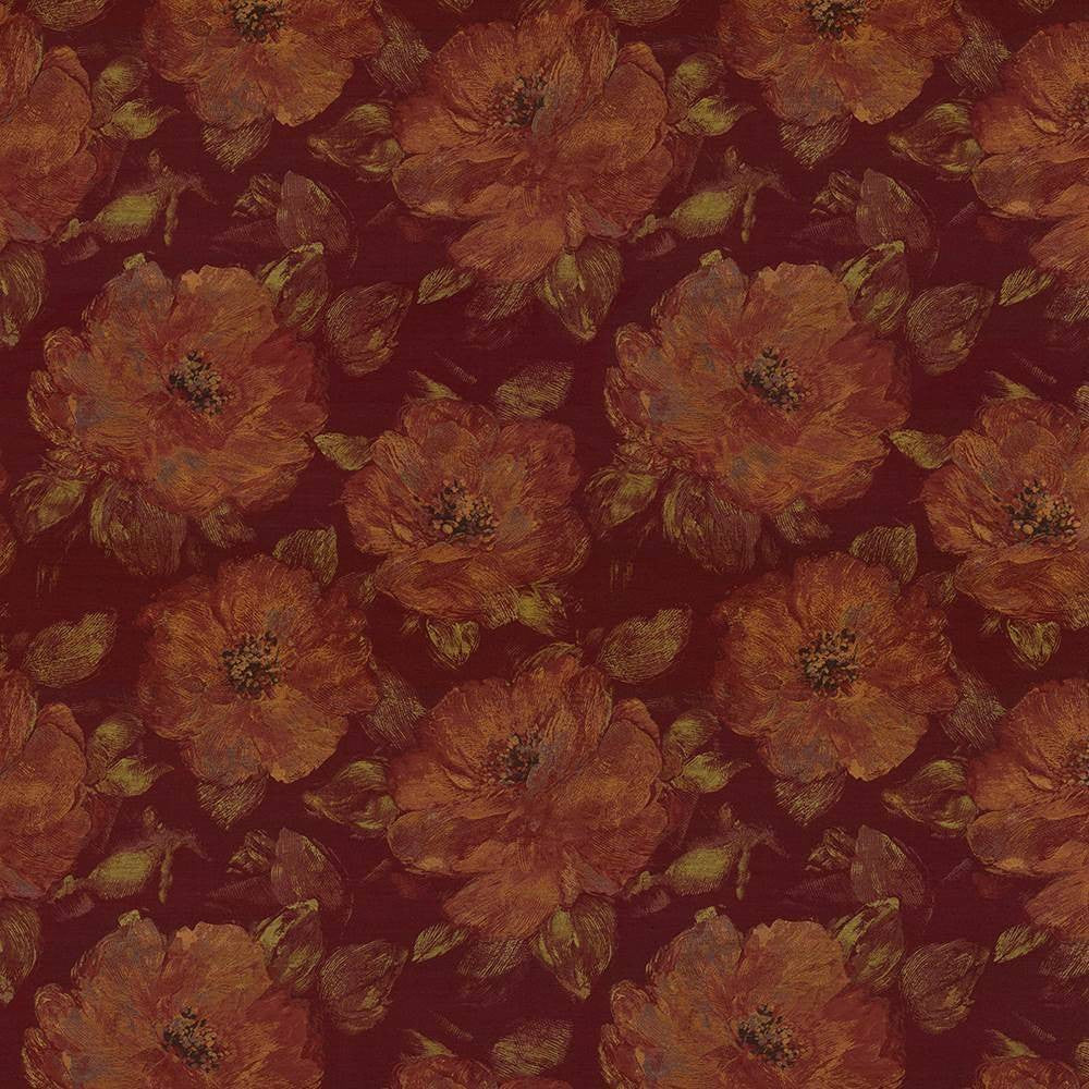 Impression Firethorn by Kasmir Fabric 8004 ITALY 12,000 Martindale Cycles H: 27 5/8 inches, V:33 1/8 inches 54 - 55 - Fabric Carolina - Kasmir
