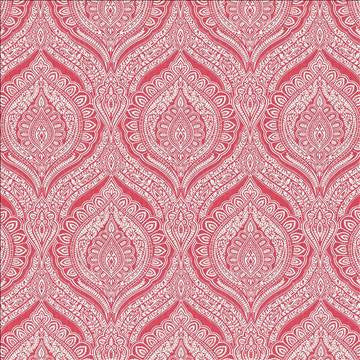 Impromptu Cerise by Kasmir Fabric 5064 100% Cotton SPAIN 100,000 Wyzenbeek Double Rubs H: 13 4/8 inches, V: 27 inches 54 - 55 - Fabric Carolina - Kasmir