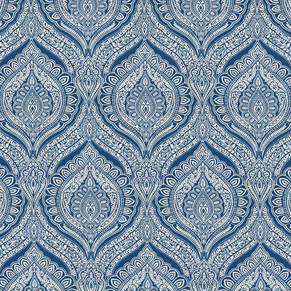 Impromptu Cobalt by Kasmir Fabric 5115 SPAIN 100,000 Wyzenbeek Double Rubs H: 13 4/8 inches, V:27 inches 54 - 55 - Fabric Carolina - Kasmir