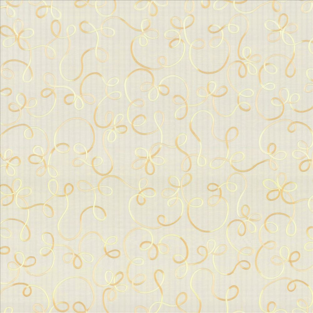 Improvise Alabaster by Kasmir Fabric 5077 100% Polyester Embroidery 100% Polyester CHINA Horizontal: 17 inches and Vertical: 28 inches 106 - 108 - Fabric Carolina -