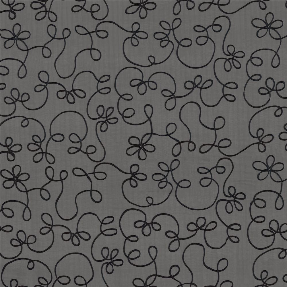 Improvise Ebony by Kasmir Fabric 5077 100% Polyester
Embroidery
100% Polyester
 CHINA </p><p>Repeat: Horizontal: 17 inches and Vertical: 28 inches 102 - 108 - Fabric Carolina -