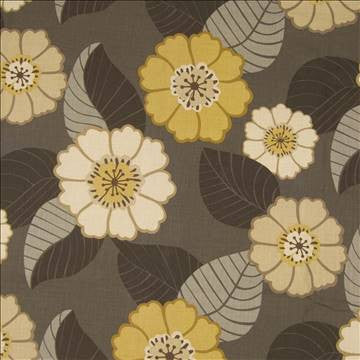 In Bloom Grey by Kasmir Fabric 1369 100% Cotton CHINA 14,000 Wyzenbeek Double Rubs H: 54 inches, V: 25 2/8 inches 54 - Fabric Carolina - Kasmir